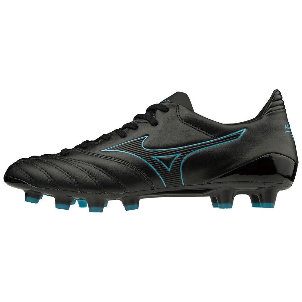 Mizuno Men's Football Boots Black/Blue Turquoise MORELIA NEO KL II Shoes - P1GA195425